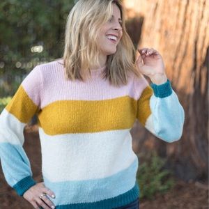 Topshop striped sweater